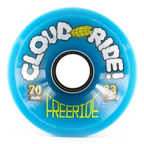 Cloud Ride Freeride 70mm 83a Blue longboard wielen